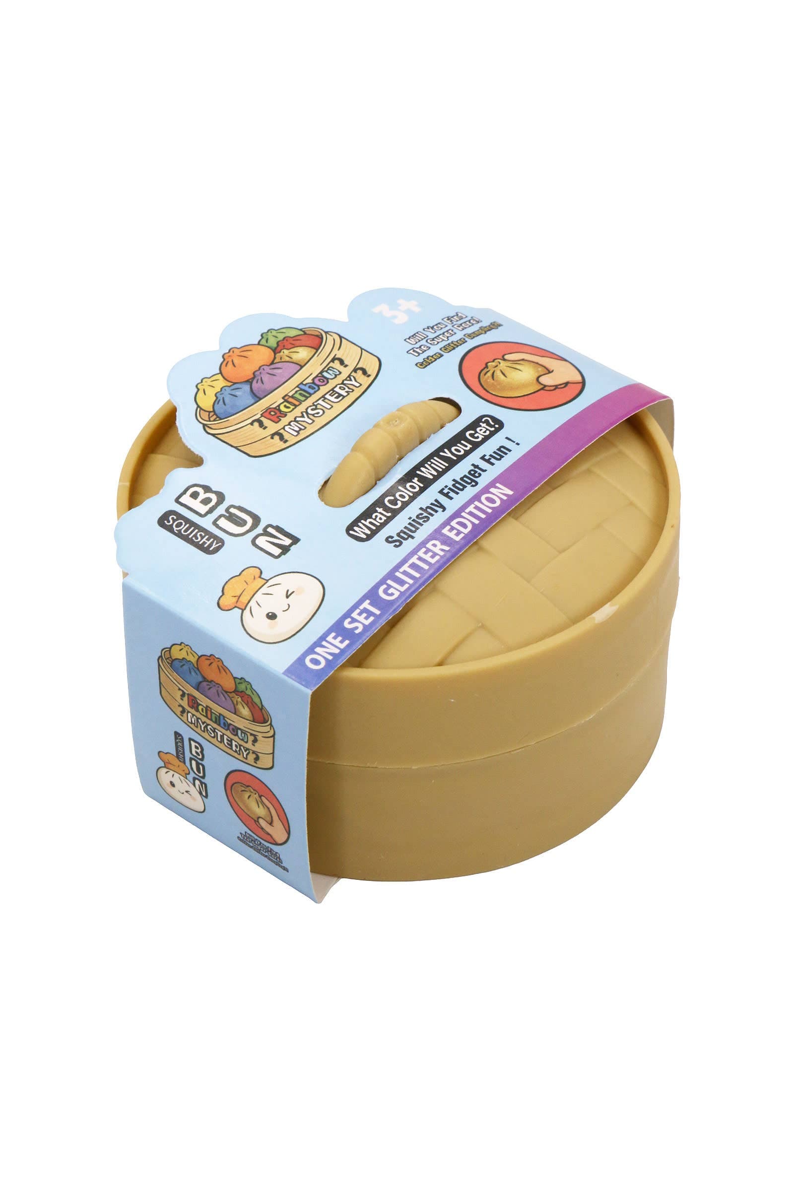 Cap Zone 3-in-1 Mini Dumpling Glitter Water Bead Squishy - 2 Inch AS SHOWN / ONE SIZE Kawaii Gifts