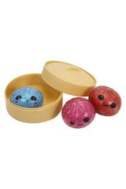 Cap Zone 3-in-1 Mini Dumpling Glitter Water Bead Squishy - 2 Inch AS SHOWN / ONE SIZE Kawaii Gifts