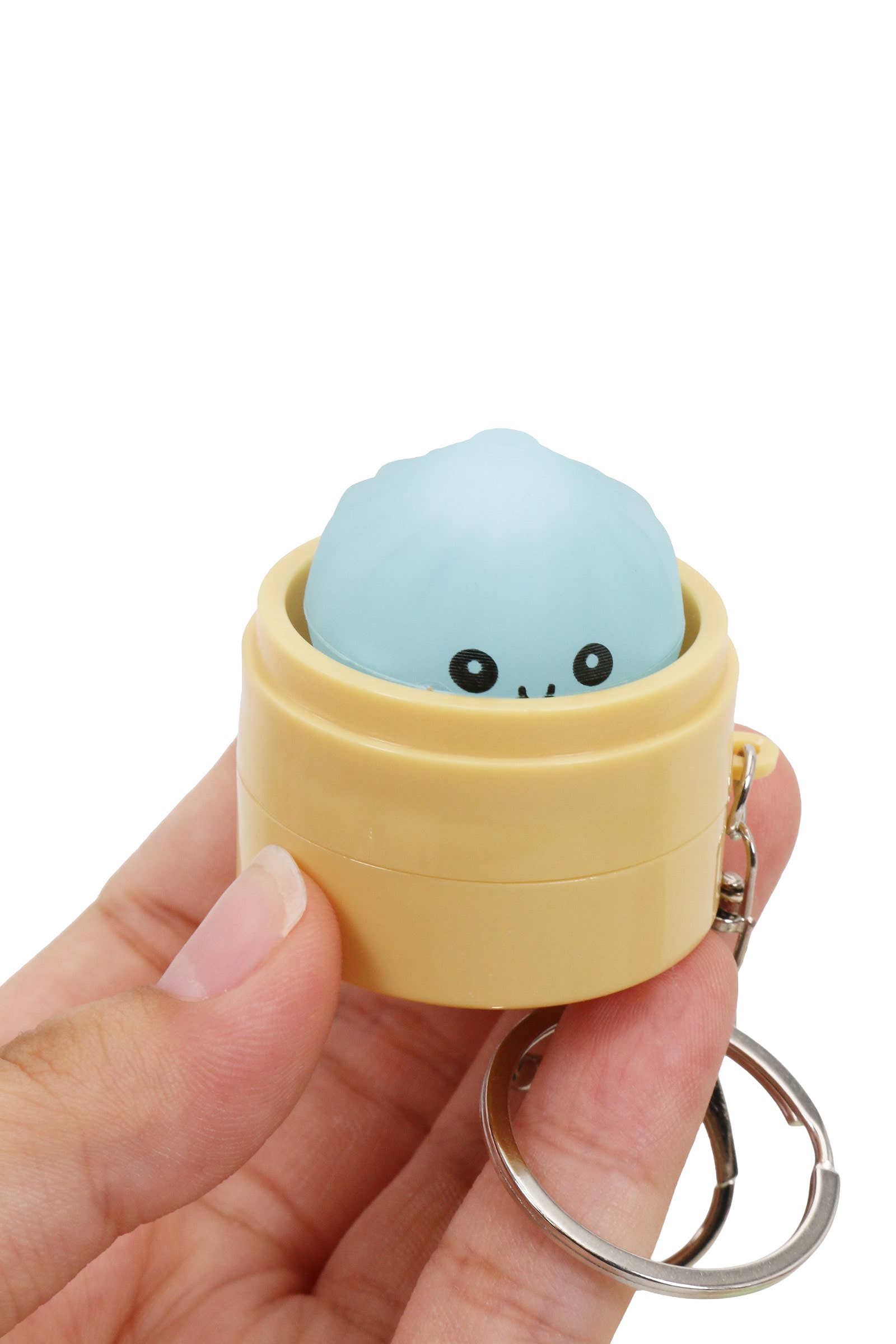 Cap Zone Bao Bun Dumpling Light-Up Clicky Keycap Fidget Keychain ASSORTED / ONE SIZE Kawaii Gifts