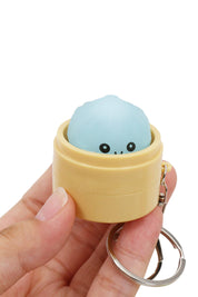 Cap Zone Bao Bun Dumpling Light-Up Clicky Keycap Fidget Keychain ASSORTED / ONE SIZE Kawaii Gifts