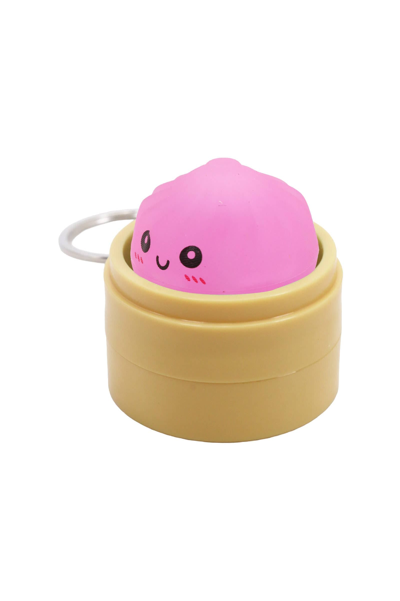 Cap Zone Bao Bun Dumpling Light-Up Clicky Keycap Fidget Keychain ASSORTED / ONE SIZE Kawaii Gifts