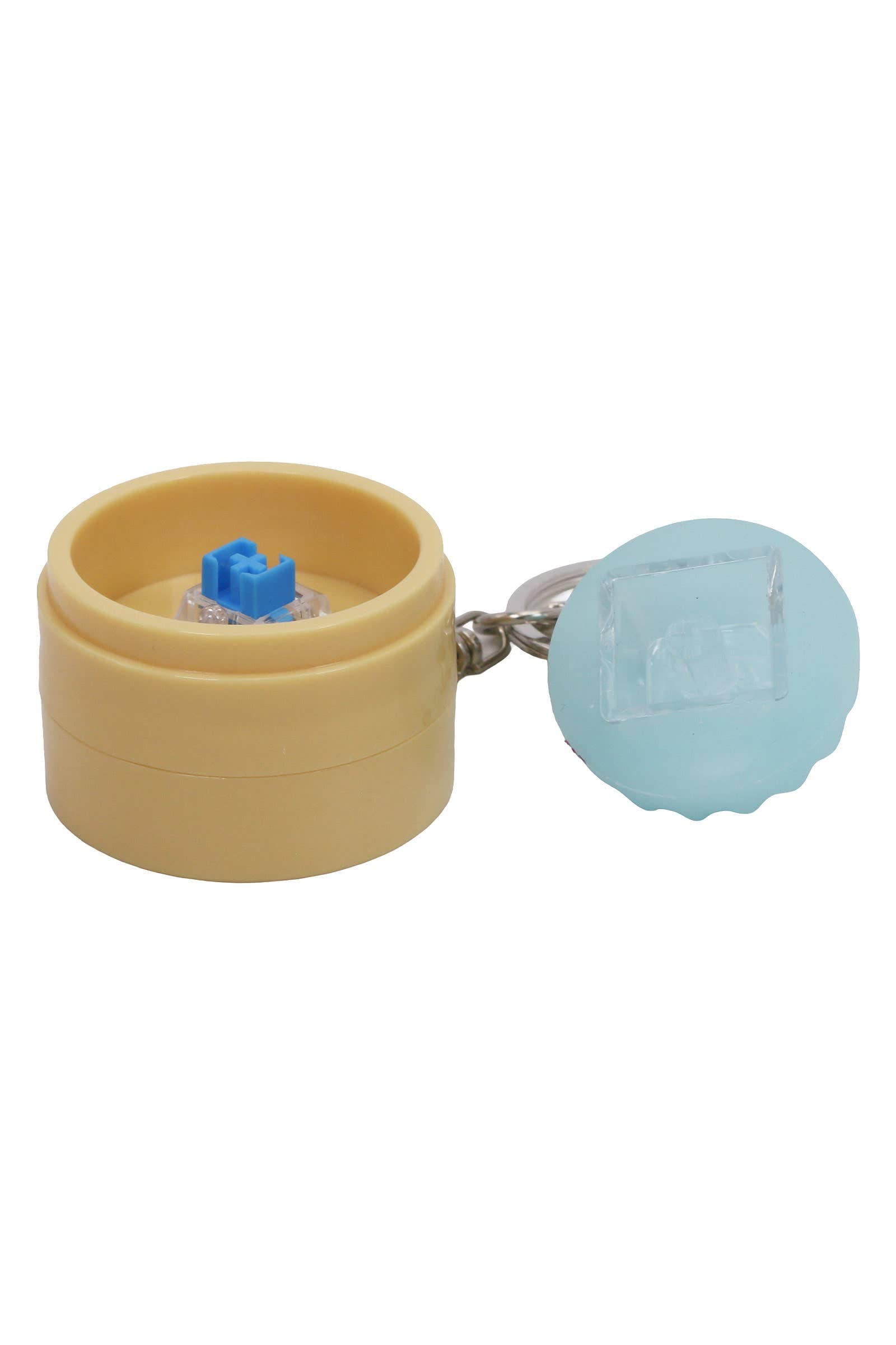 Cap Zone Bao Bun Dumpling Light-Up Clicky Keycap Fidget Keychain ASSORTED / ONE SIZE Kawaii Gifts