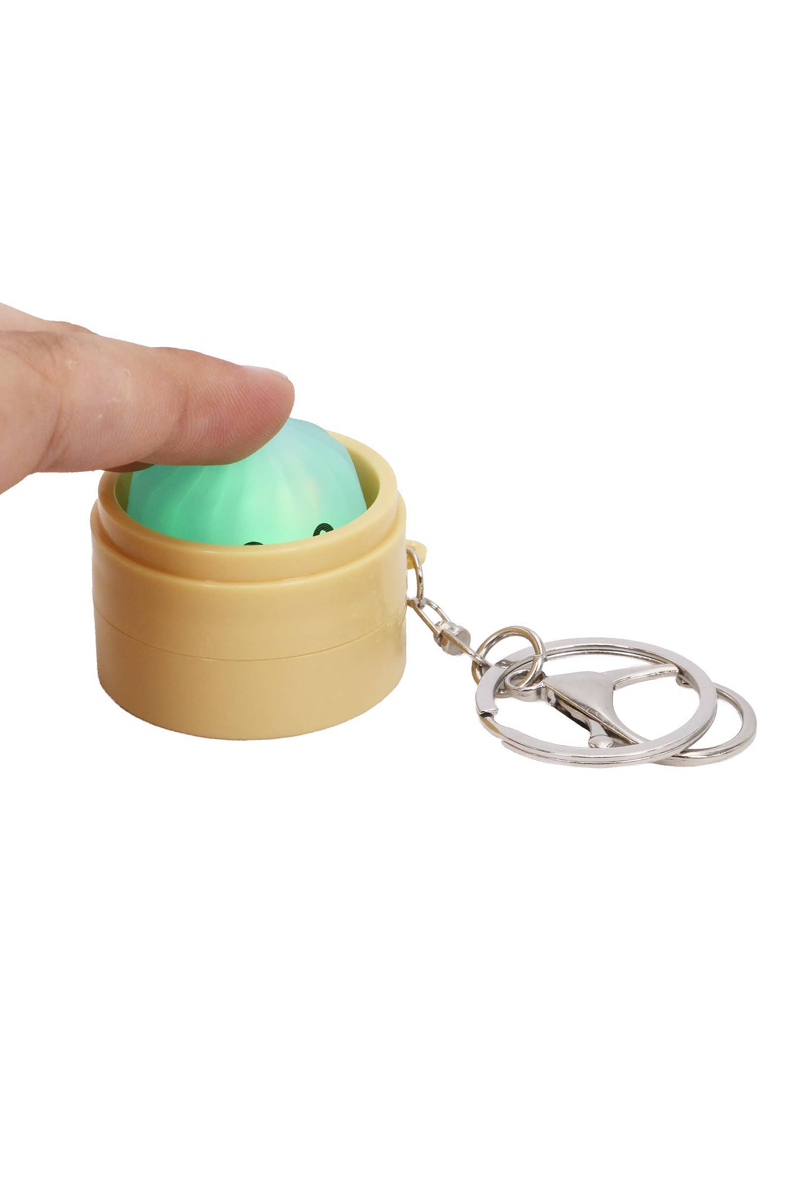 Cap Zone Bao Bun Dumpling Light-Up Clicky Keycap Fidget Keychain ASSORTED / ONE SIZE Kawaii Gifts