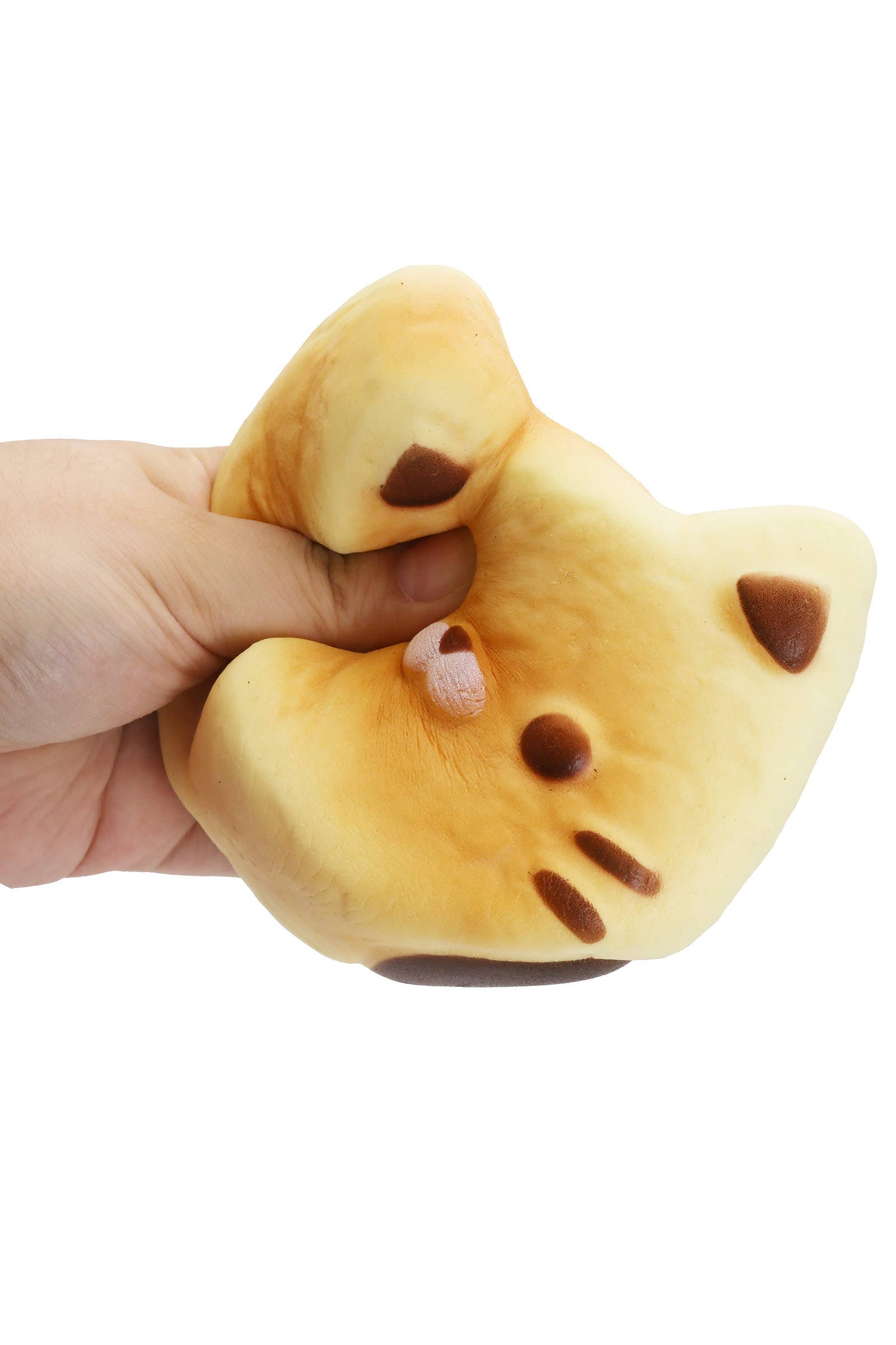 Cap Zone BIG 4 Inch Kitty Cat Choco Bread Slow Rising PU Foam Squishy ONE SIZE / AS SHOWN Kawaii Gifts