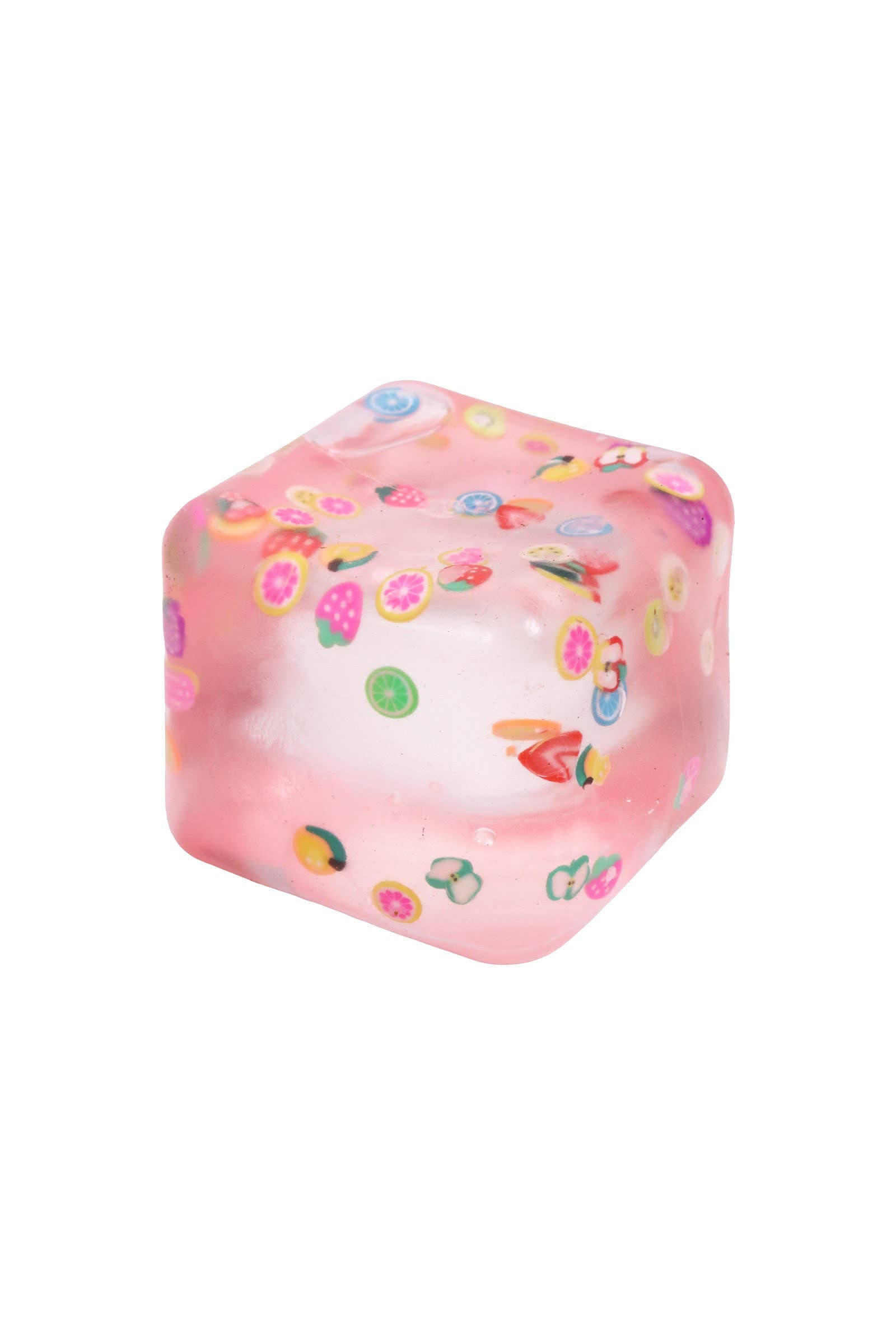 Cap Zone Colorful Fruit Slices Cube Maltose Putty Filled Squishy ONE SIZE / ASSORTED Kawaii Gifts