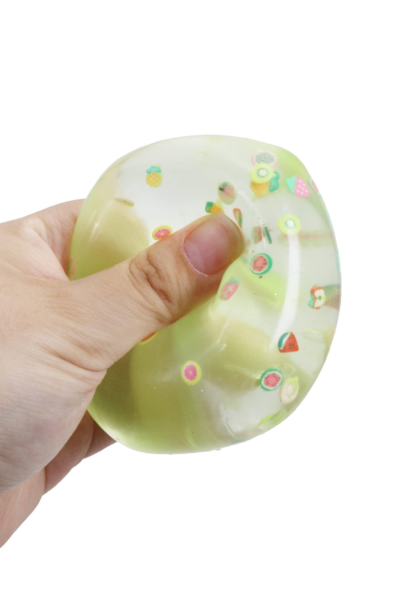 Cap Zone Colorful Fruit Slices Cube Maltose Putty Filled Squishy ONE SIZE / ASSORTED Kawaii Gifts