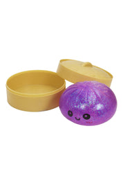 Cap Zone Glow In Dark Glitter Jiggly Dumpling Bao Bun Squishy ONE SIZE / ASSORTED Kawaii Gifts