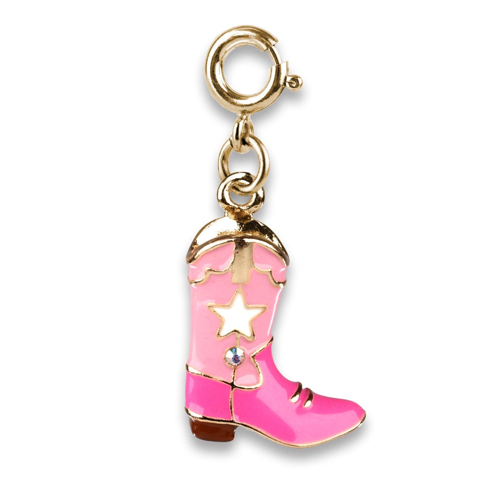 Charm It Gold Cowboy Boot Charm Kawaii Gifts 794187108382