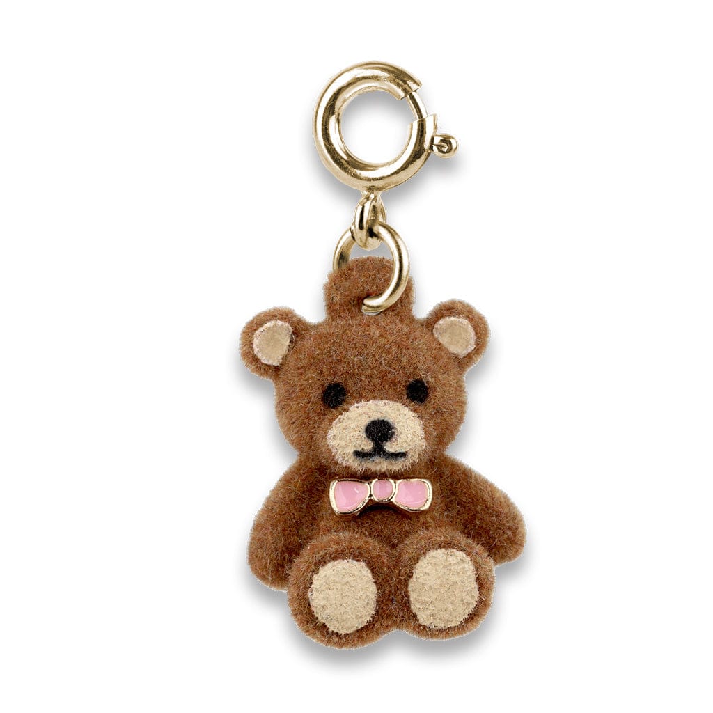 Charm It Gold Fuzzy Bear Charm Kawaii Gifts