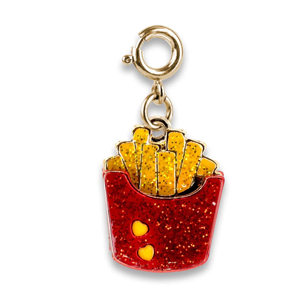 Charm It Gold Glitter French Fries Charm Kawaii Gifts