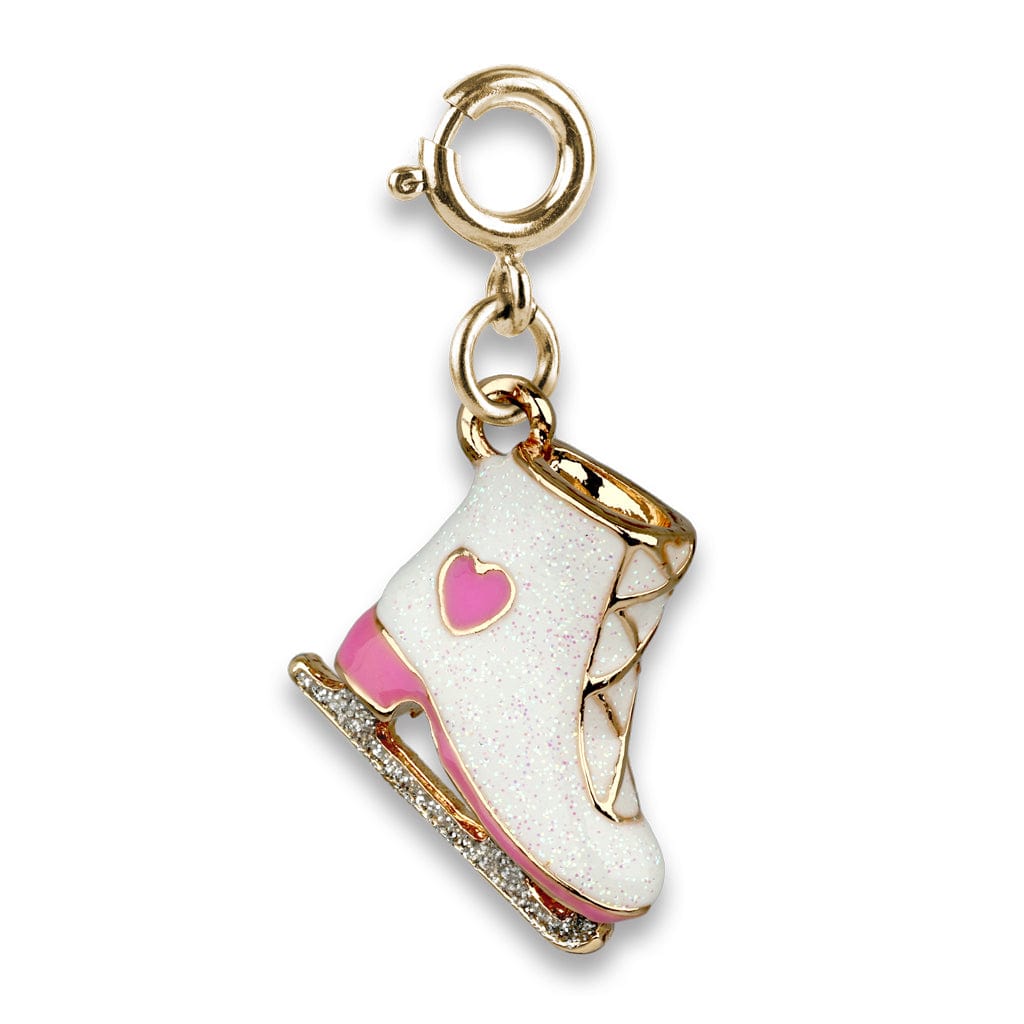 Charm It Gold Glitter Ice Skate Charm Kawaii Gifts 794187097815