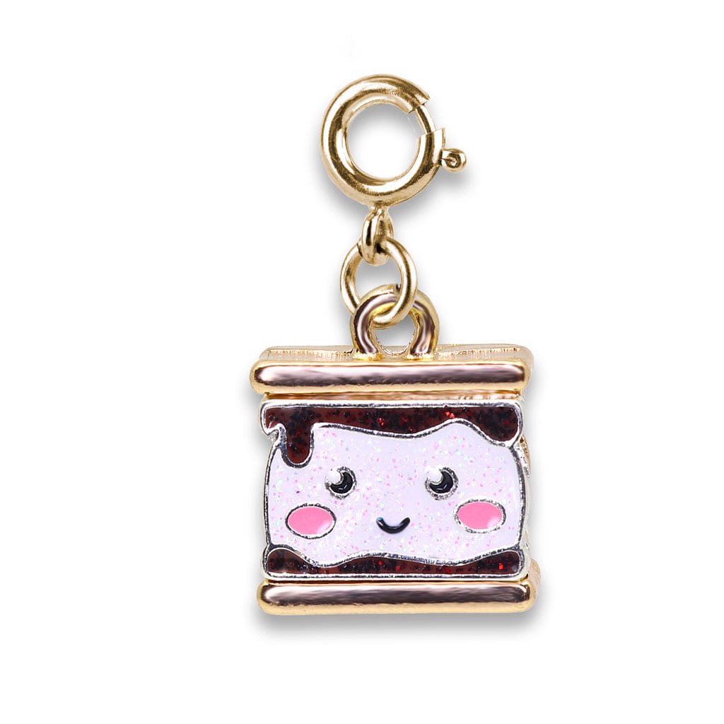 Charm It Gold Glitter S'mores Charm Kawaii Gifts