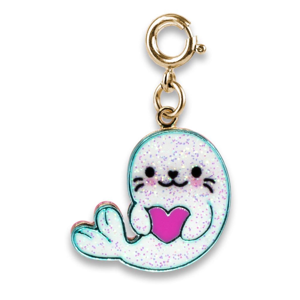 Charm It Gold Glitter Seal Charm Kawaii Gifts