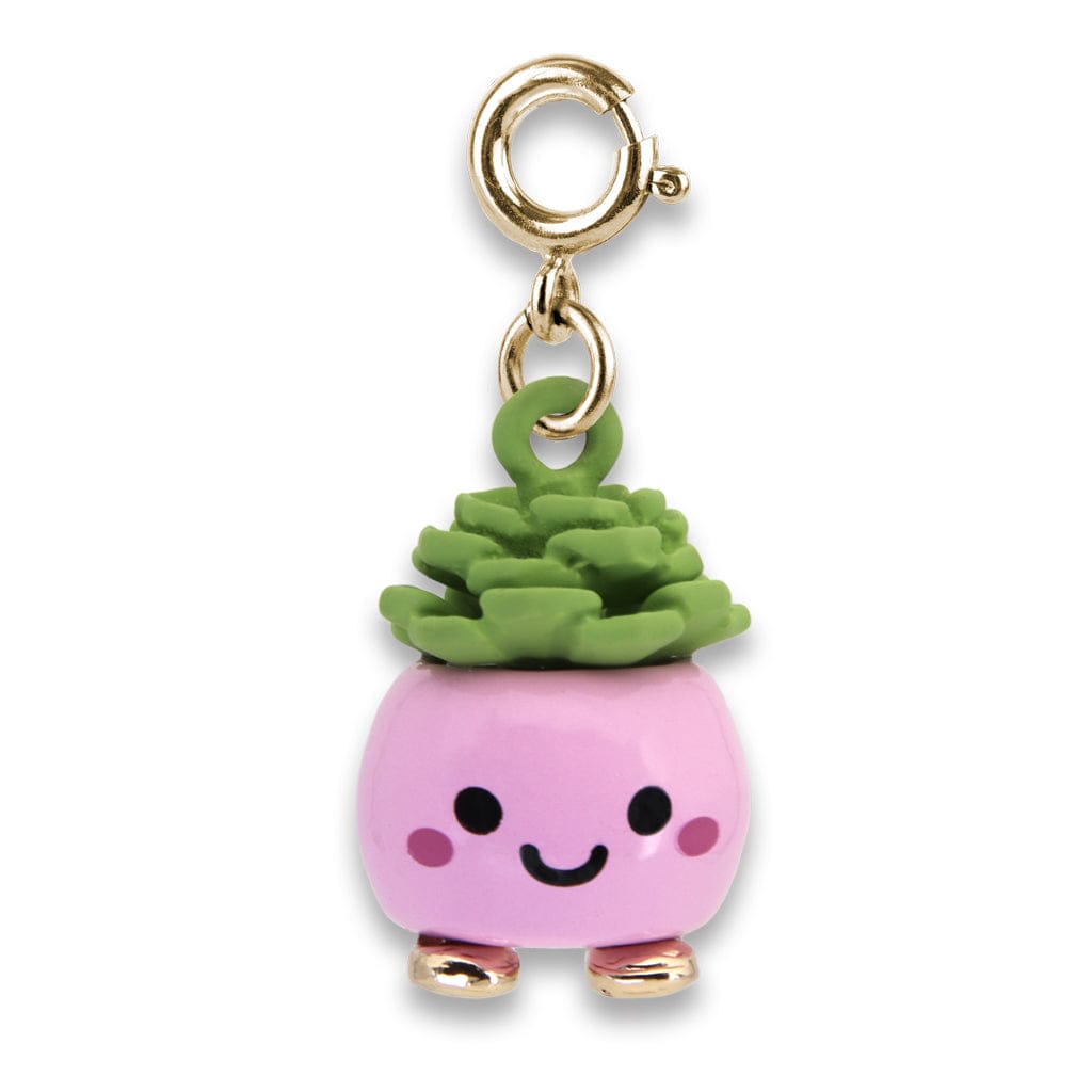 Charm It Gold Happy Cactus Succulent Charm Kawaii Gifts 794187097228