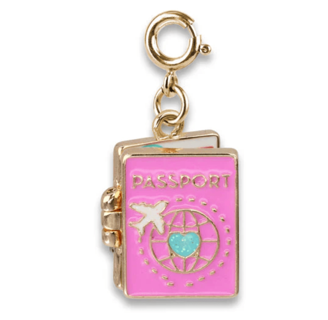 Charm It Gold Passport Charm Kawaii Gifts 794187111672