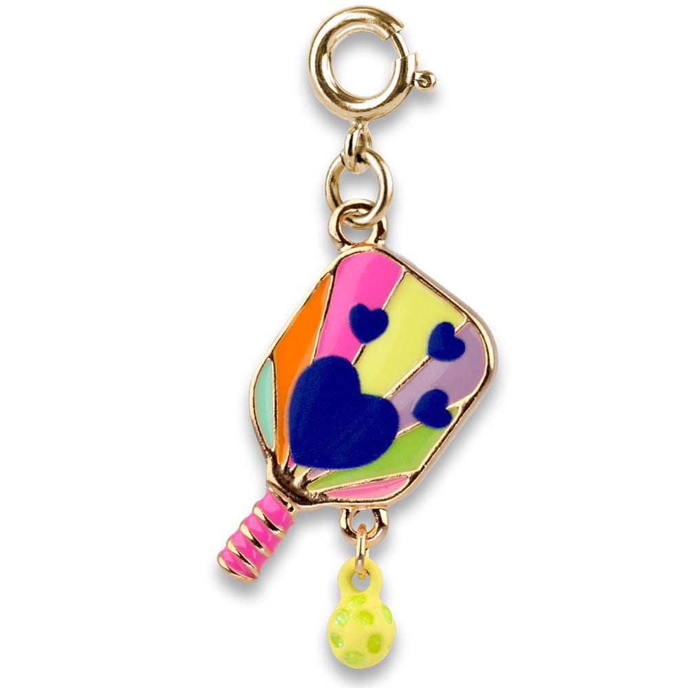 Charm It Gold Pickleball Charm Kawaii Gifts