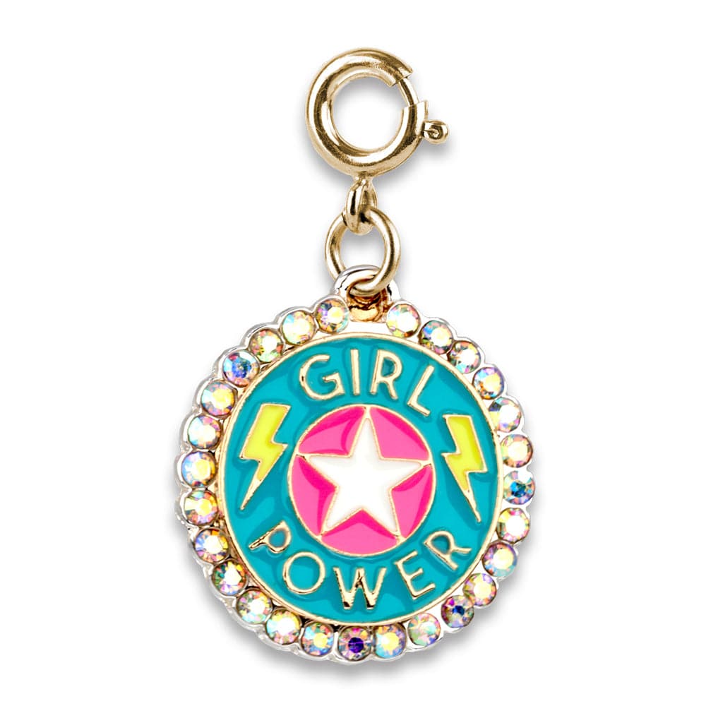 Charm It Gold Rebel Girls Girl Power Charm Kawaii Gifts