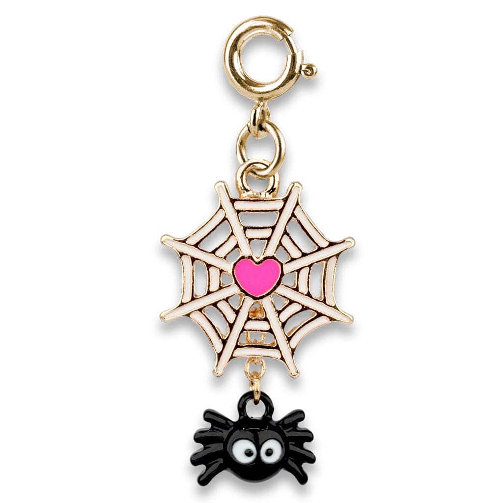 Charm It Gold Spider Web Charm Kawaii Gifts 794187100706