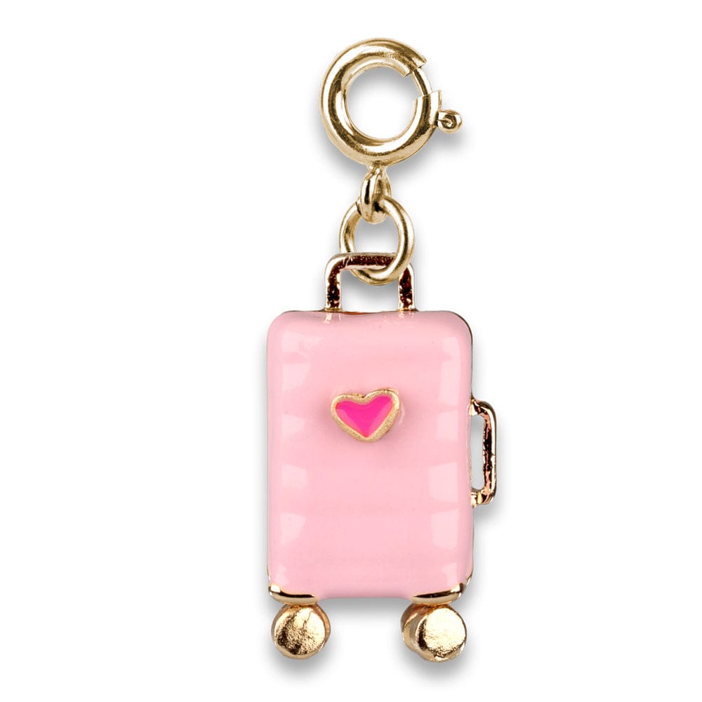 Charm It Gold Suitcase Charm Kawaii Gifts