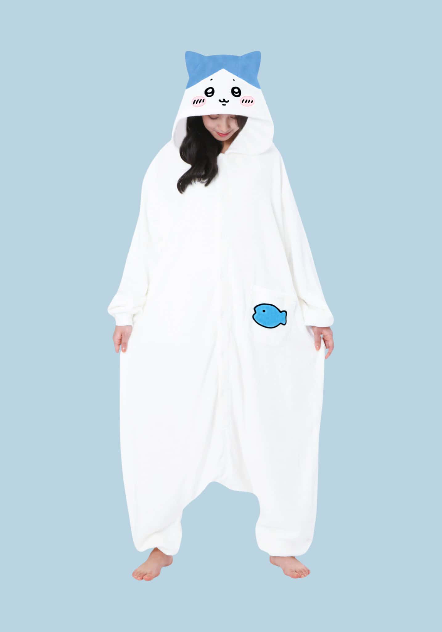 Clever Idiots Chiikawa Hachiware Adult-Size Kigurumi Loungewear Kawaii Gifts 4580052815075
