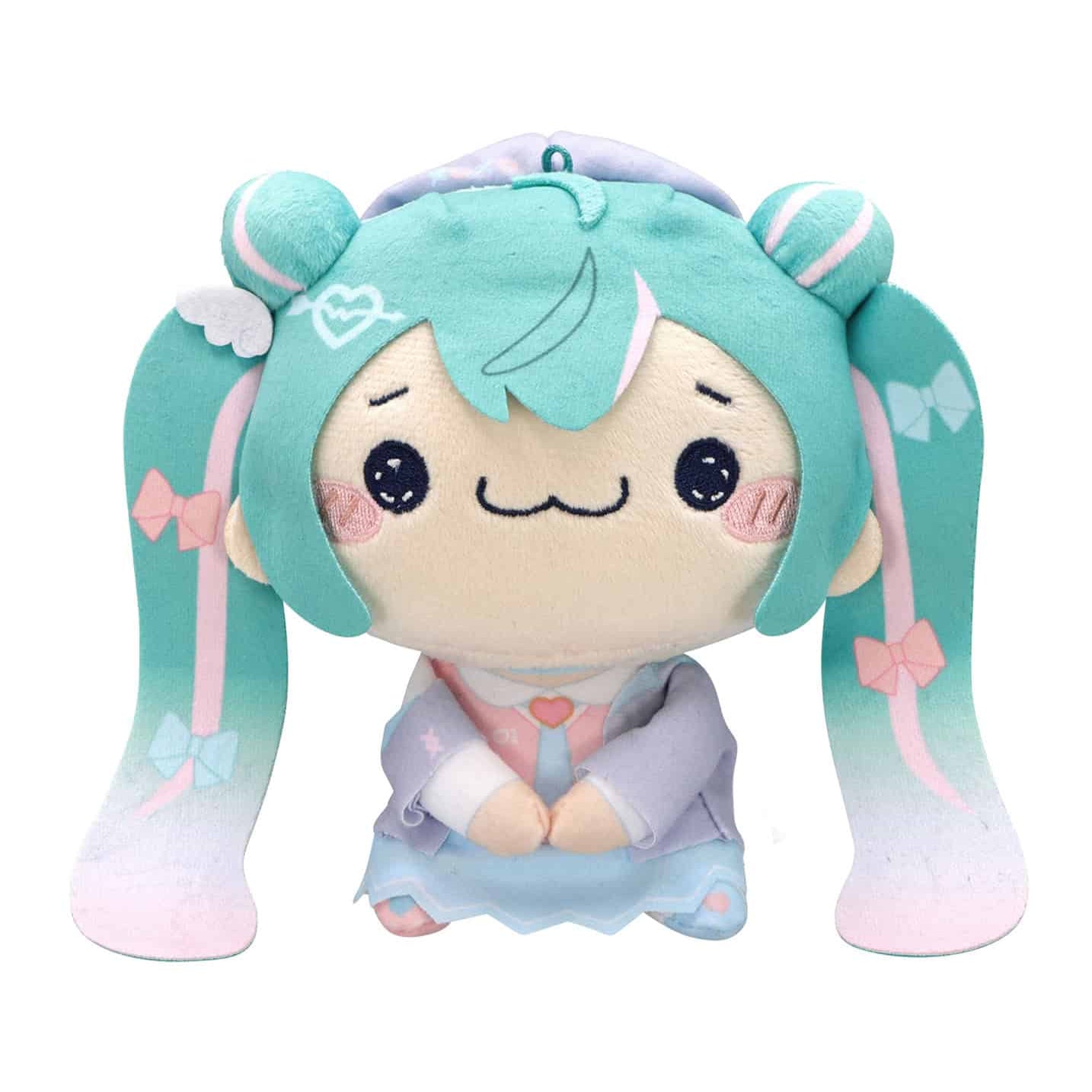 Clever Idiots Hatsune Miku Love Blazer Smiling 6" Mochipico Mascot Plush with Clip Kawaii Gifts 4571623501060