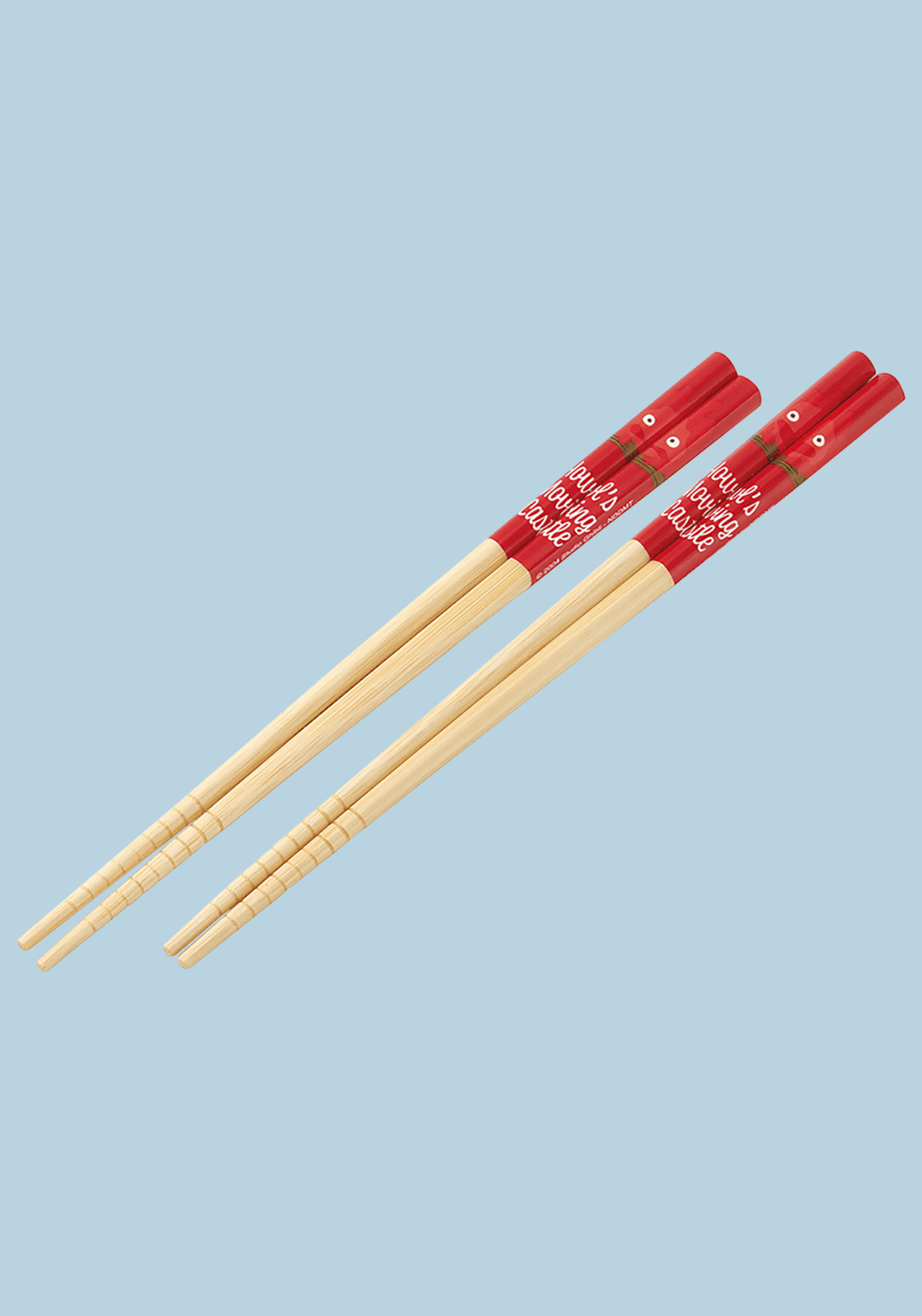 Clever Idiots Calcifer Howl's Moving Castle 2-Piece Bamboo Chopstick Set Kawaii Gifts 4973307631429