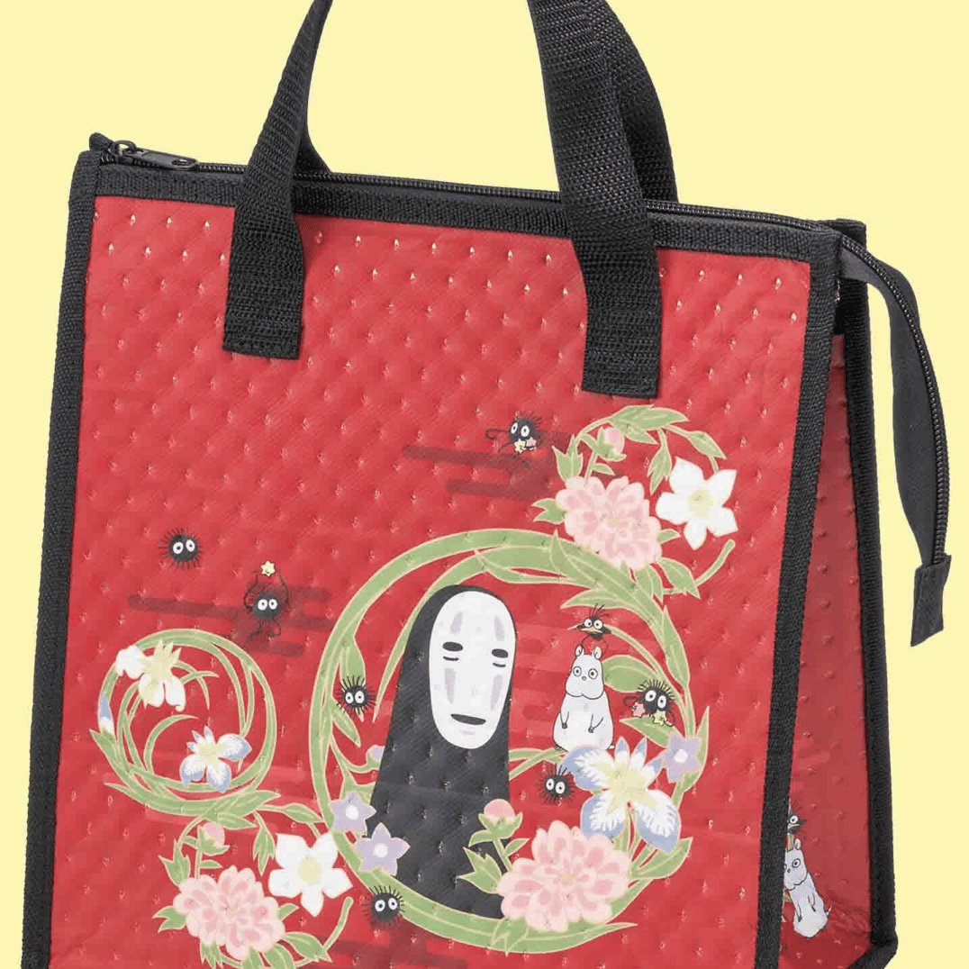 Clever Idiots Spirited Away Insulated Lunch Bags Dark Red Kawaii Gifts 4973307645167