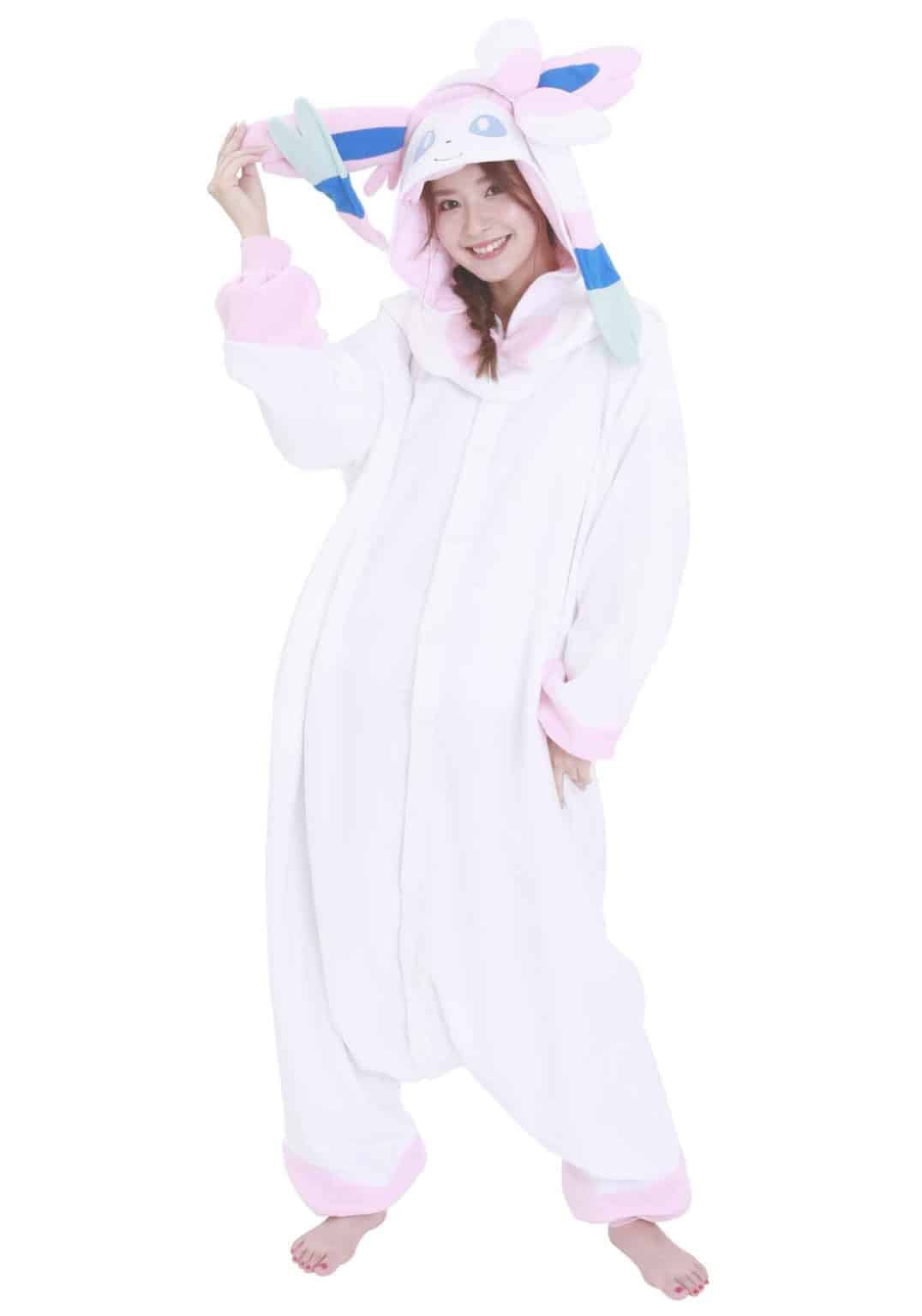 Clever Idiots Pokemon Sylveon Kigurumi Adult-Size Costume Onesie Kawaii Gifts 4580052740070