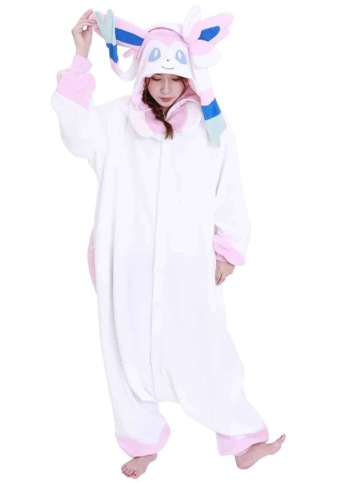 Clever Idiots Pokemon Sylveon Kigurumi Adult-Size Costume Onesie Kawaii Gifts 4580052740070