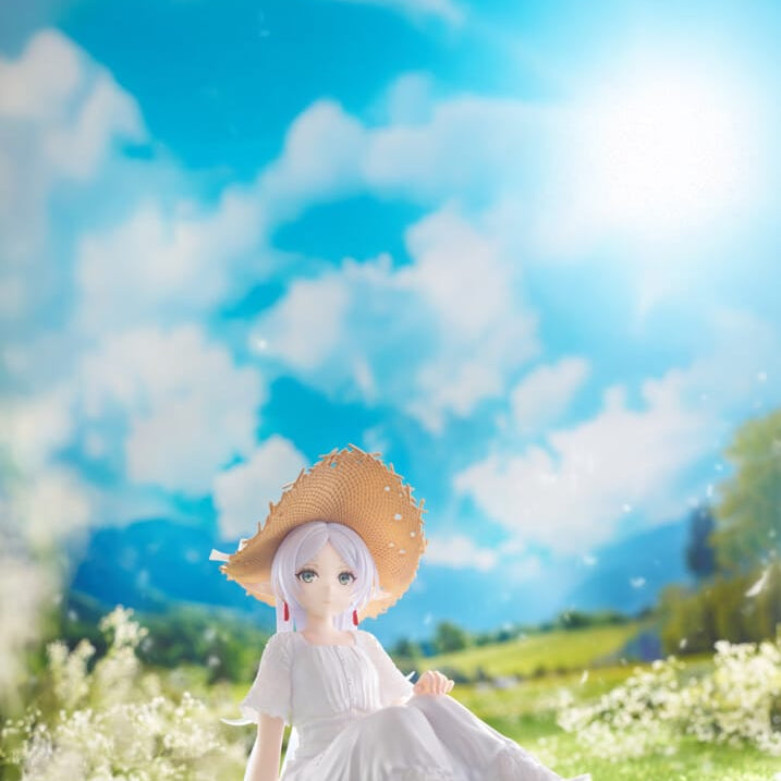 Clever Idiots Frieren: Beyond Journey's End Desktop Cute Figure Frieren Summer Dress Ver. Kawaii Gifts 840342405145