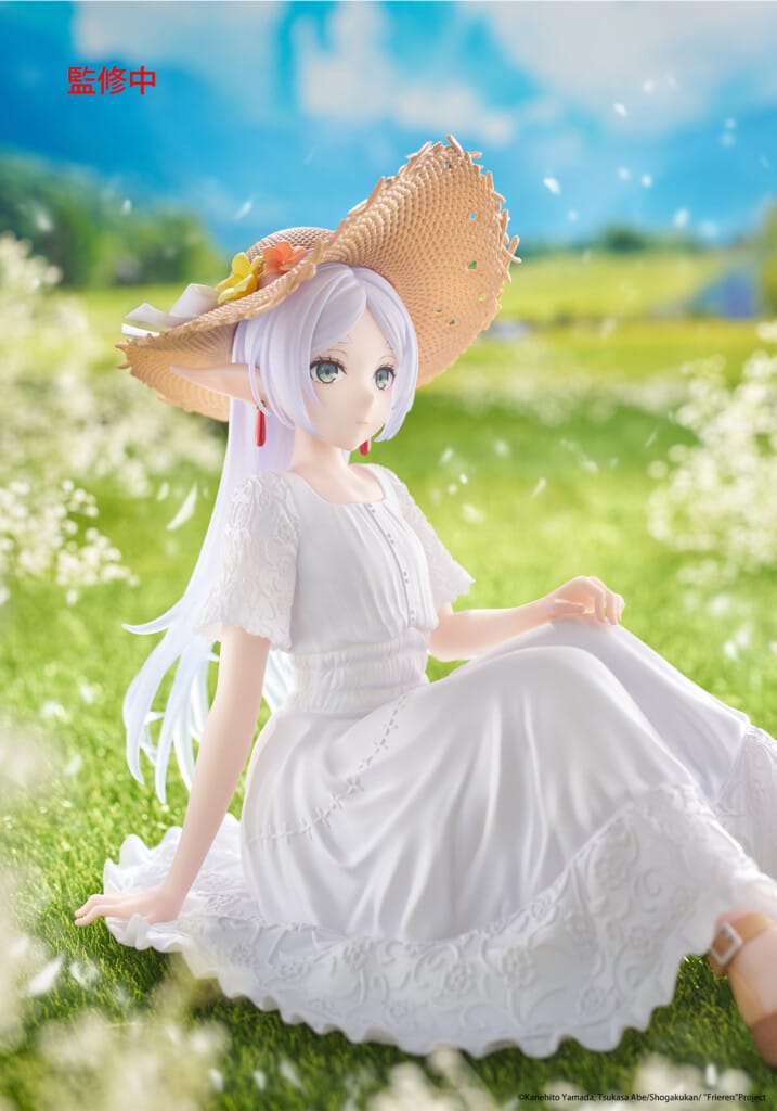 Clever Idiots Frieren: Beyond Journey's End Desktop Cute Figure Frieren Summer Dress Ver. Kawaii Gifts 840342405145