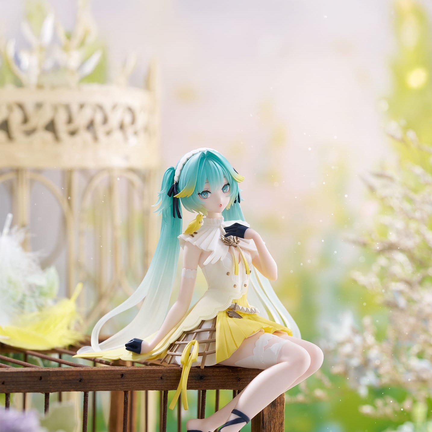 Clever Idiots Hatsune Miku Canary Bird Noodle Stopper Figure Kawaii Gifts 4571623508922