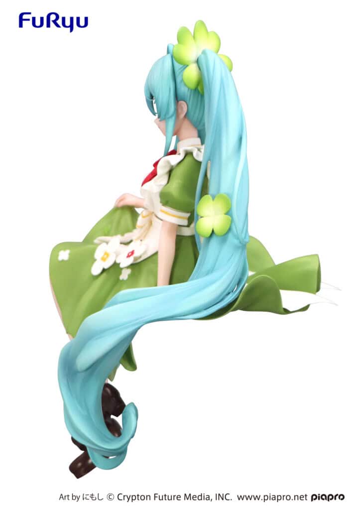 Clever Idiots Hatsune Miku Clover Flower Fairy Noodle Stopper Figure Kawaii Gifts 4582782367121