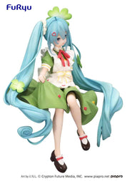 Clever Idiots Hatsune Miku Clover Flower Fairy Noodle Stopper Figure Kawaii Gifts 4582782367121