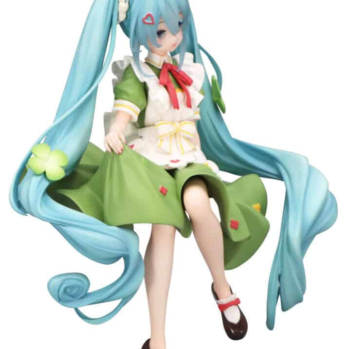 Clever Idiots Hatsune Miku Clover Flower Fairy Noodle Stopper Figure Kawaii Gifts 4582782367121