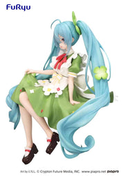 Clever Idiots Hatsune Miku Clover Flower Fairy Noodle Stopper Figure Kawaii Gifts 4582782367121