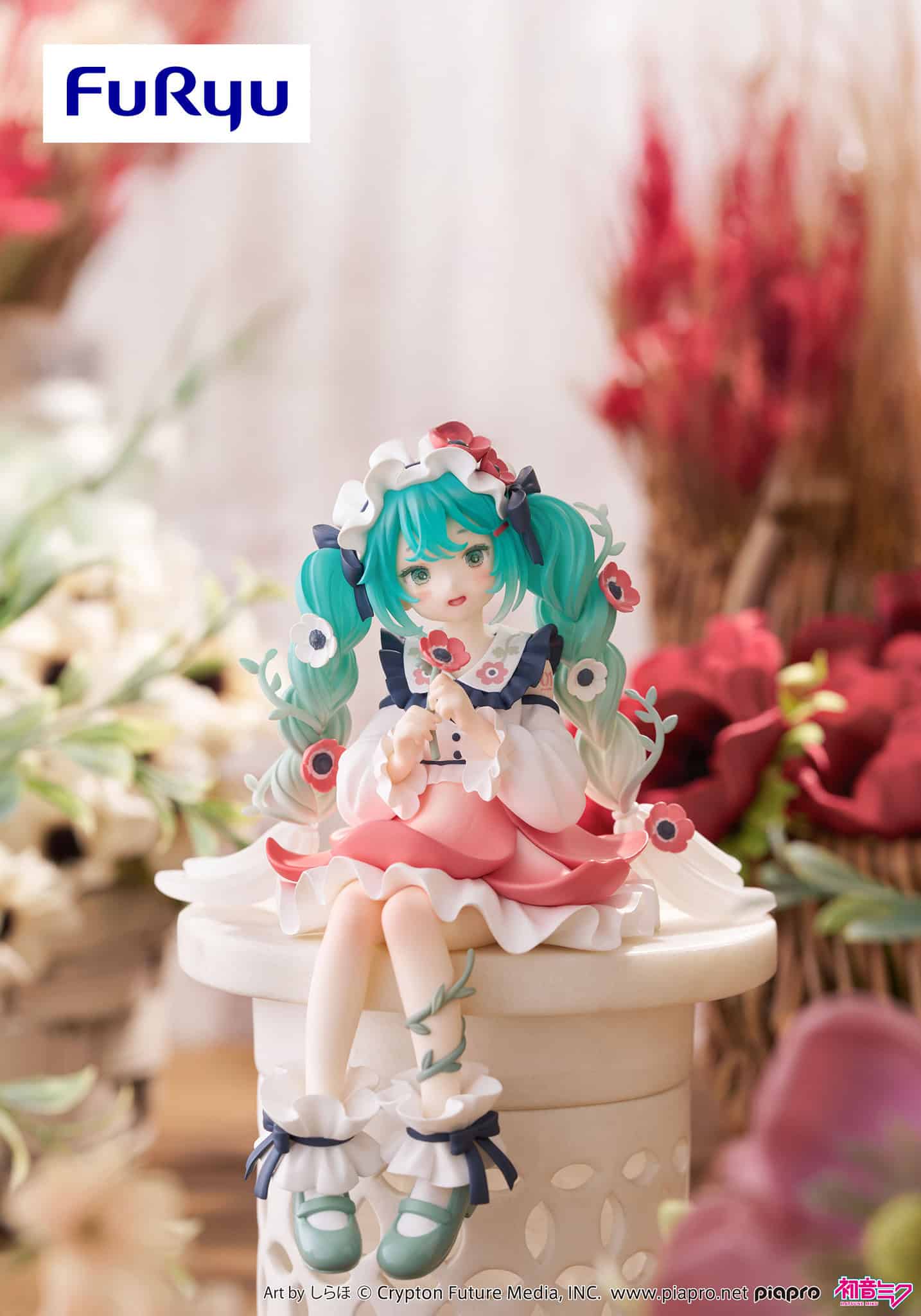 Clever Idiots Hatsune Miku Flower Fairy Anemone Noodle Stopper Figure Kawaii Gifts 4571623501169