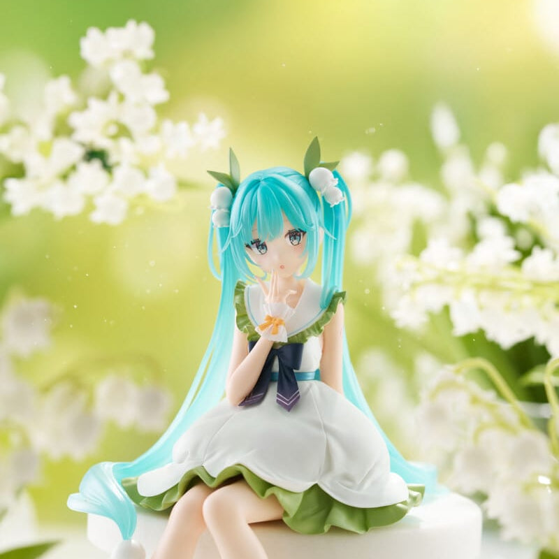 Clever Idiots Hatsune Miku Flower Fairy Lily of the Valley Noodle Stopper Figure Kawaii Gifts 4571623511595