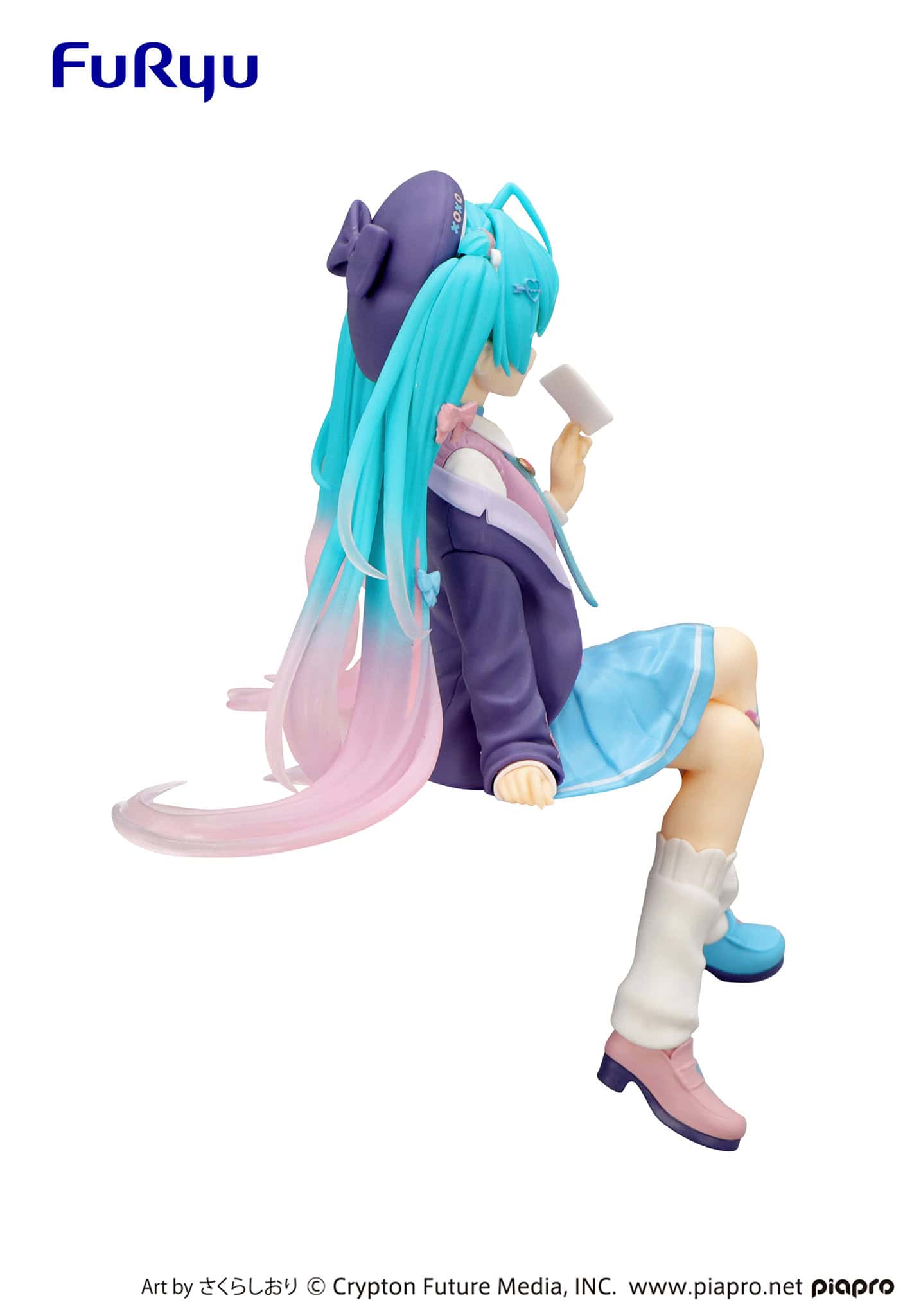 Clever Idiots Hatsune Miku Love Blazer Navy Color Noodle Stopper Figure Kawaii Gifts 4582782369613