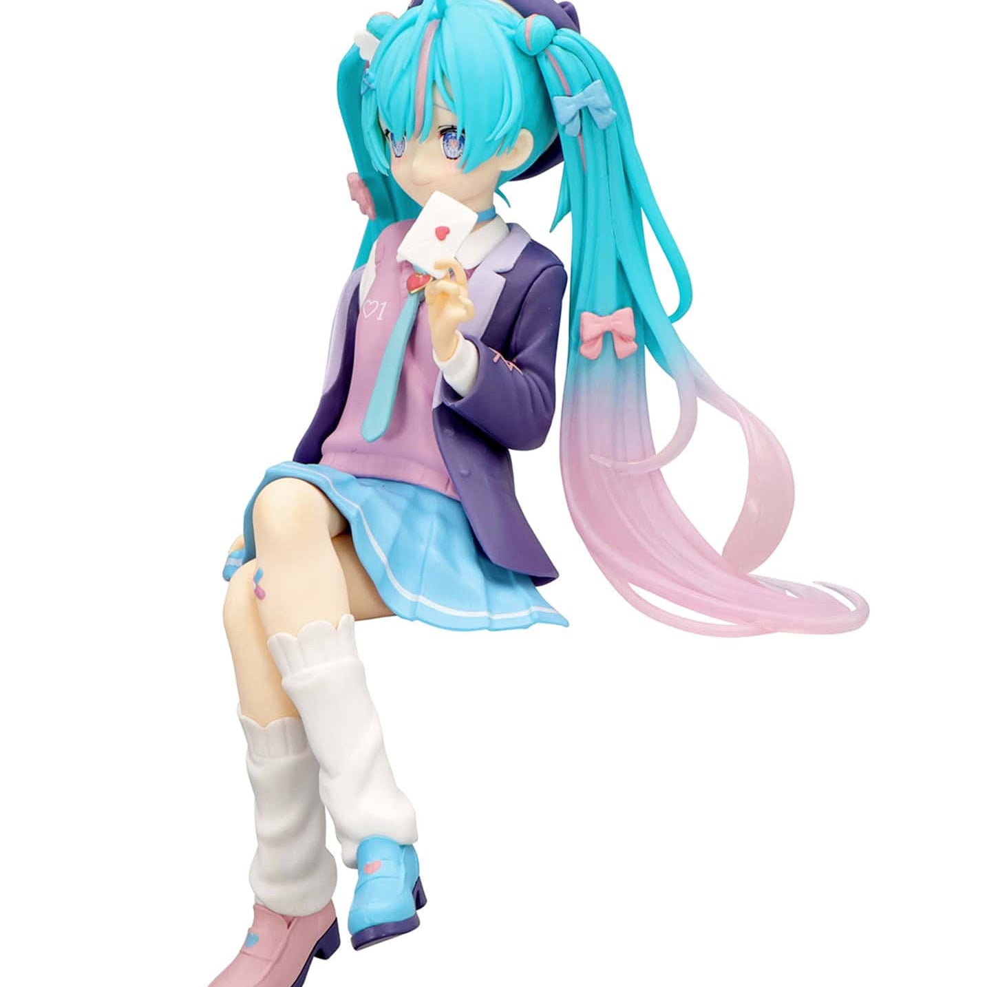 Clever Idiots Hatsune Miku Love Blazer Navy Color Noodle Stopper Figure Kawaii Gifts 4582782369613