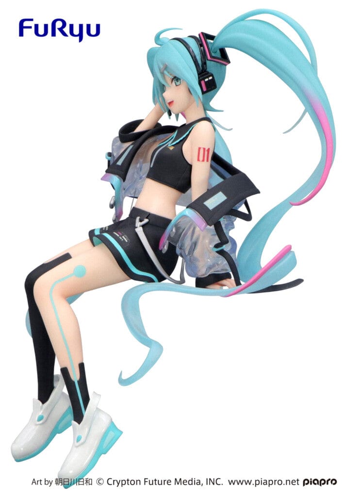 Clever Idiots Hatsune Miku Neon Cyber Noodle Stopper Figure Kawaii Gifts 4582782365530