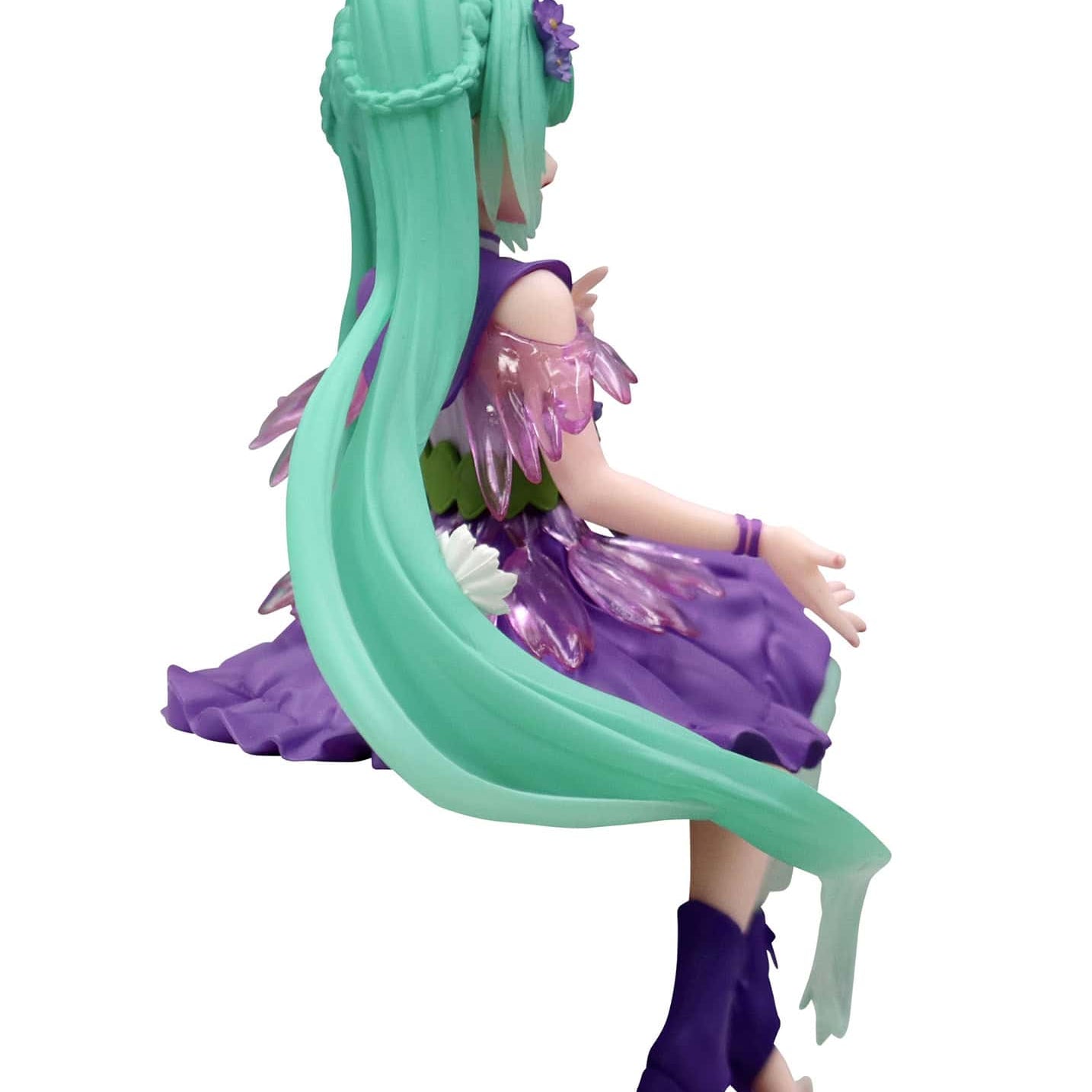 Clever Idiots Hatsune Miku Noodle Stopper Figure Flower Fairy Cosmos Purple Color Ver. Kawaii Gifts 4571623503460