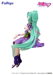 Clever Idiots Hatsune Miku Noodle Stopper Figure Flower Fairy Cosmos Purple Color Ver. Kawaii Gifts 4571623503460