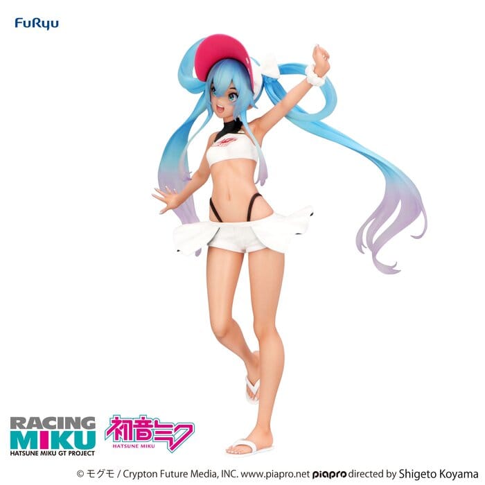 Clever Idiots Hatsune Miku Racing Miku 2024 Summer Holiday Trio-Try-iT Figure Kawaii Gifts 4571623502678