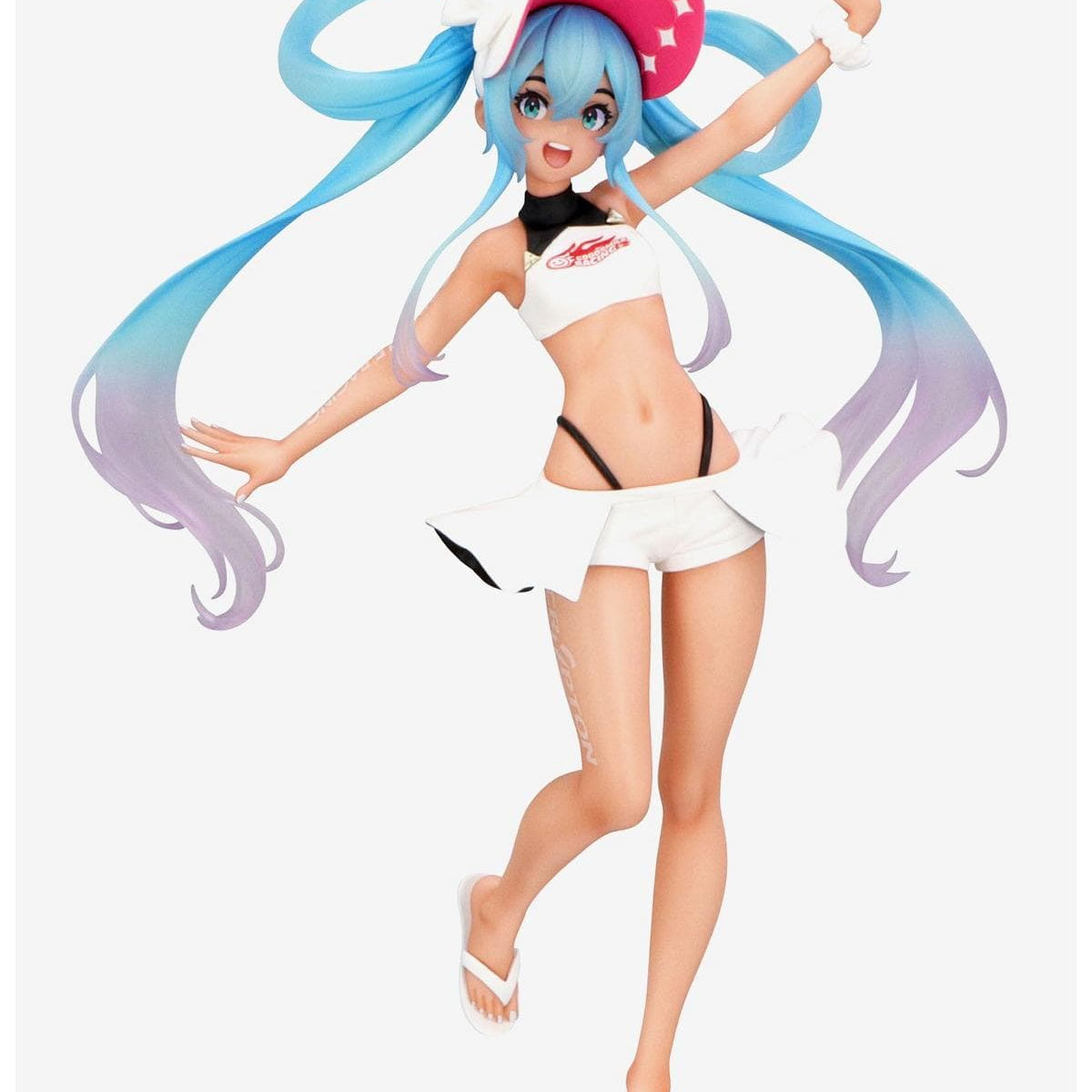 Clever Idiots Hatsune Miku Racing Miku 2024 Summer Holiday Trio-Try-iT Figure Kawaii Gifts 4571623502678