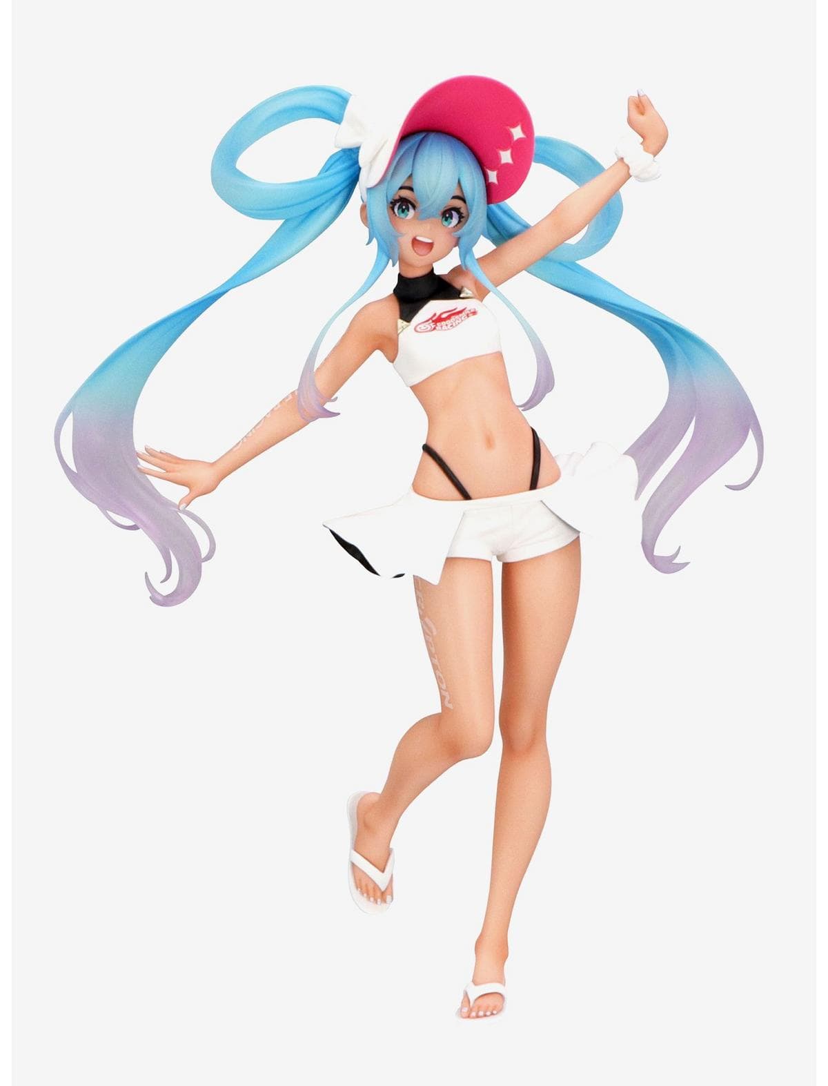 Clever Idiots Hatsune Miku Racing Miku 2024 Summer Holiday Trio-Try-iT Figure Kawaii Gifts 4571623502678