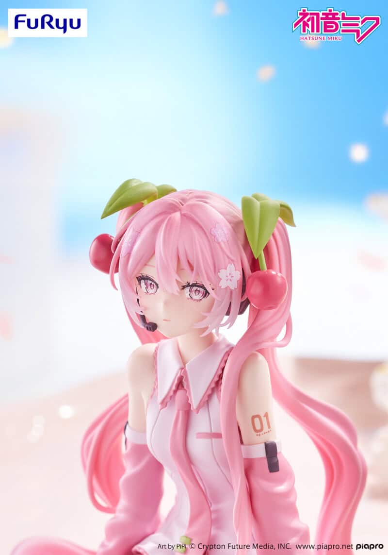 Clever Idiots Hatsune Miku Sakura Miku 2026 Noodle Stopper Figure Kawaii Gifts 4571623511601