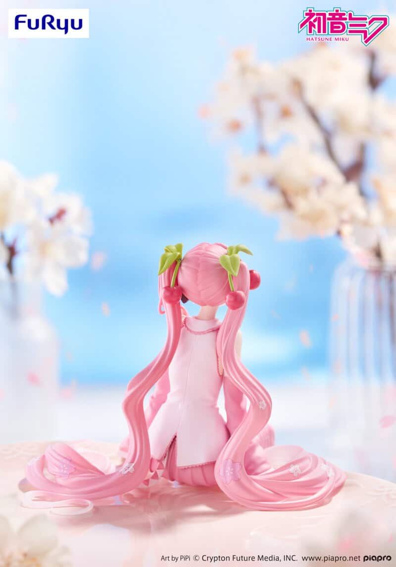 Clever Idiots Hatsune Miku Sakura Miku 2026 Noodle Stopper Figure Kawaii Gifts 4571623511601