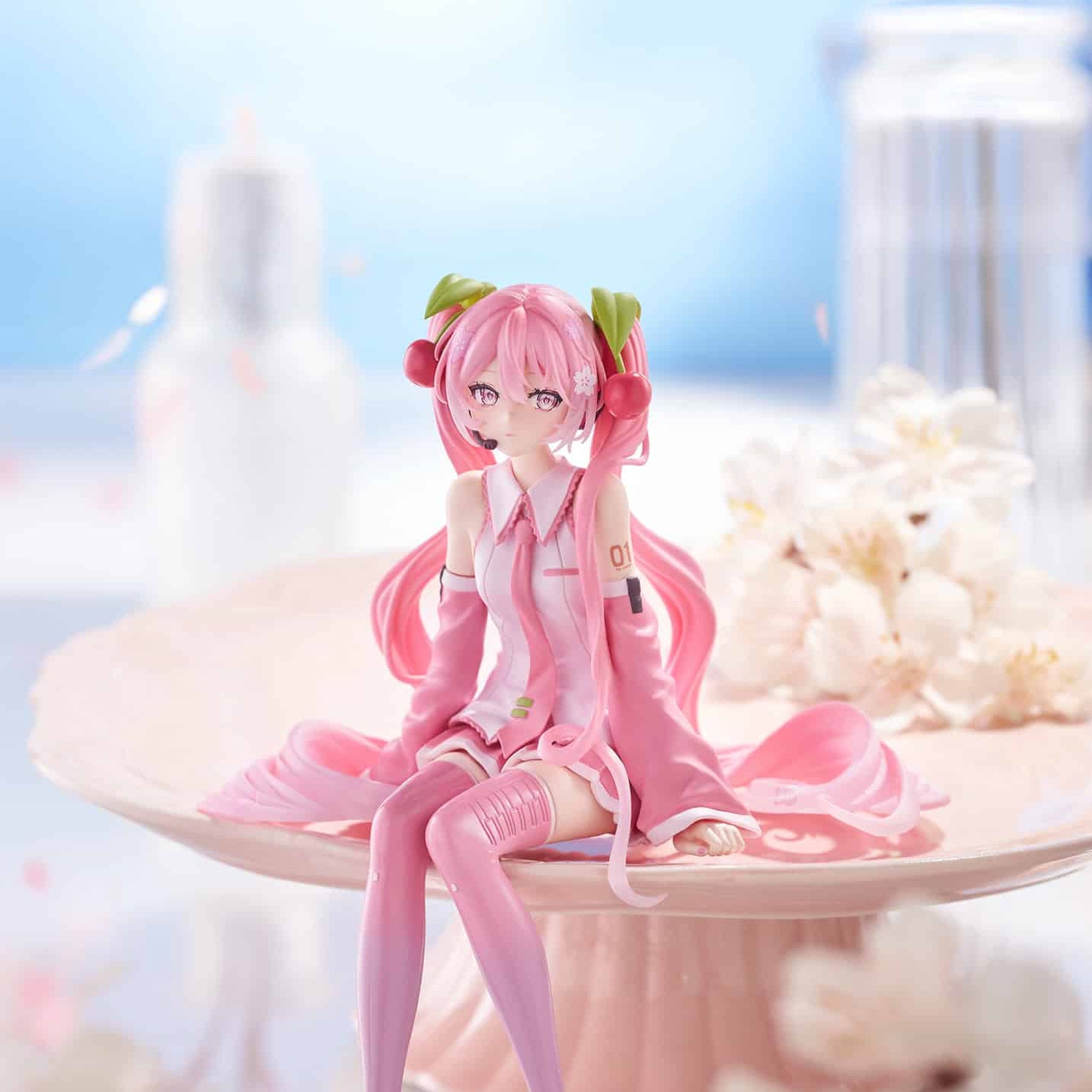 Clever Idiots Hatsune Miku Sakura Miku 2026 Noodle Stopper Figure Kawaii Gifts 4571623511601
