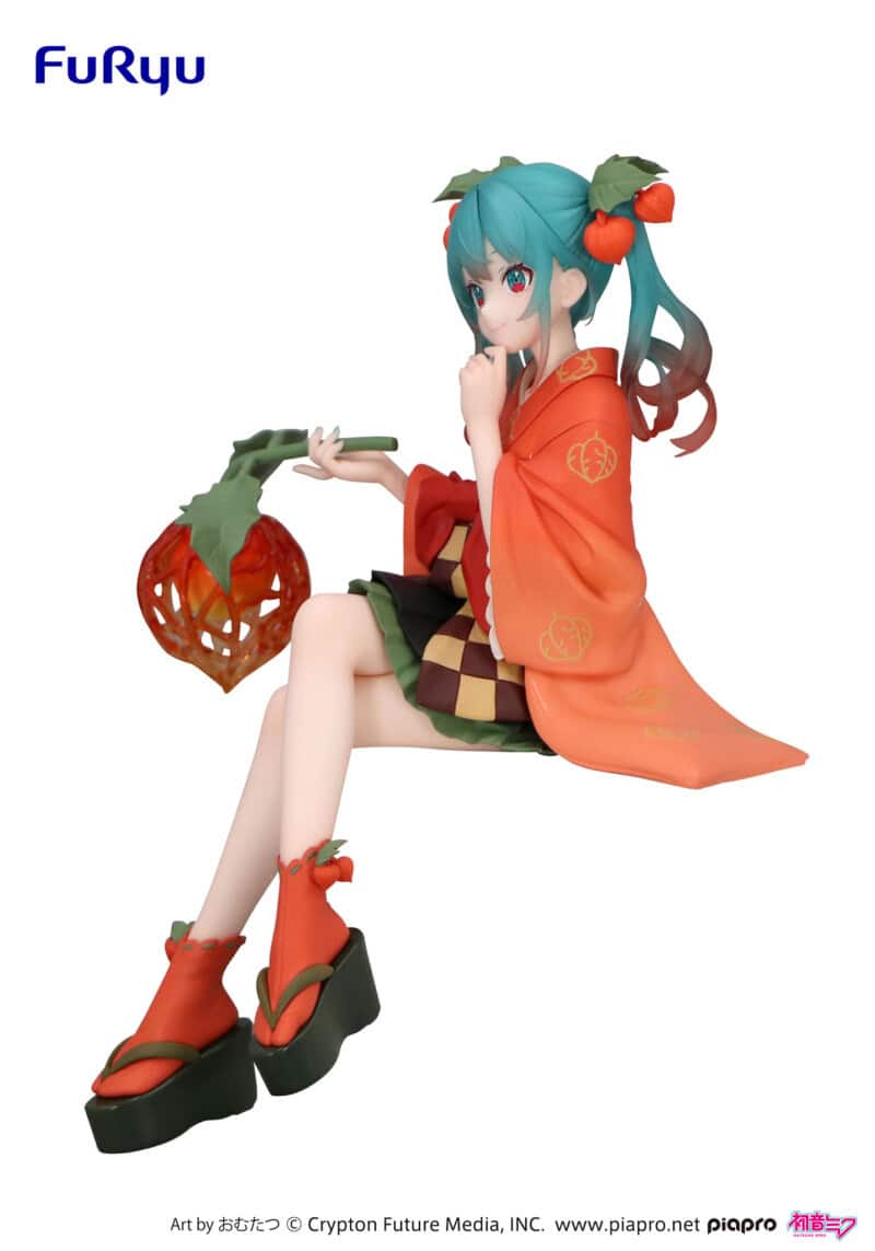 Clever Idiots Hatsune Miku Winter Cherry Flower Fairy Noodle Stopper Figure Kawaii Gifts 4571623502661